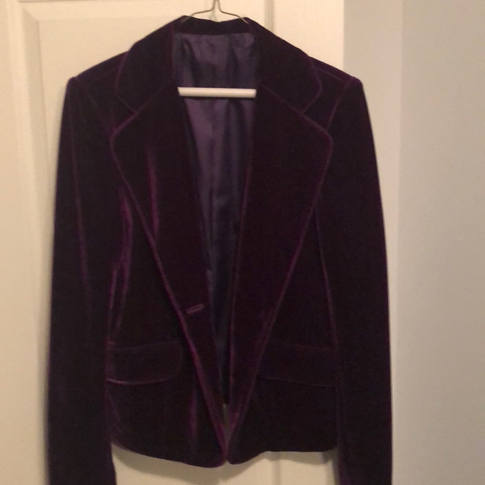 Deep purple/red Velvet jacket